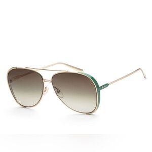 Salvatore Ferragamo 205S Green Sunglasses – Bold Elegance with a Touch of Green